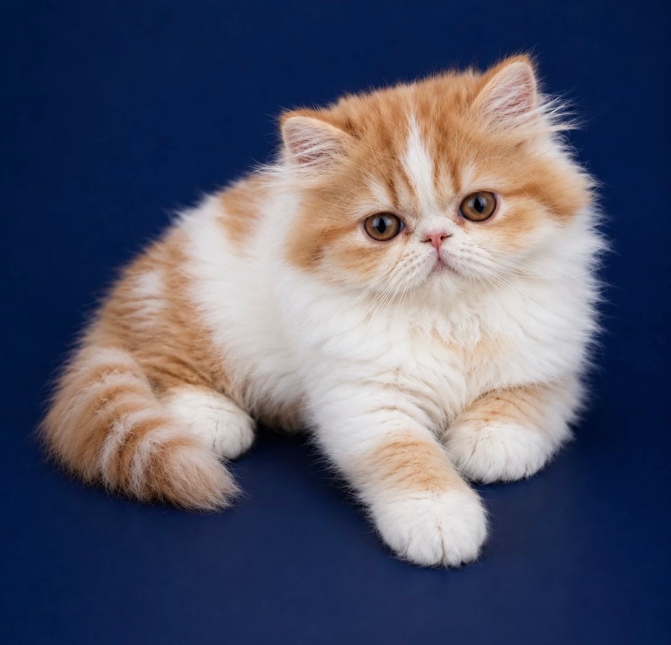 Theo — Blue & White LH Exotic kitten